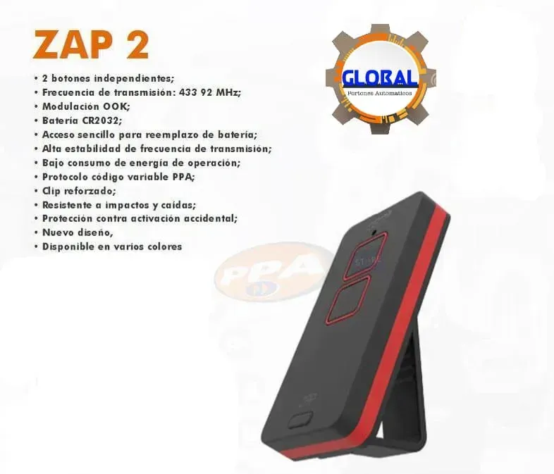 Control remoto PPA ZAP 2