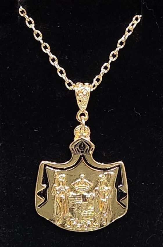 Hawaiian Coat of Arms Insignia in Hamilton Gold