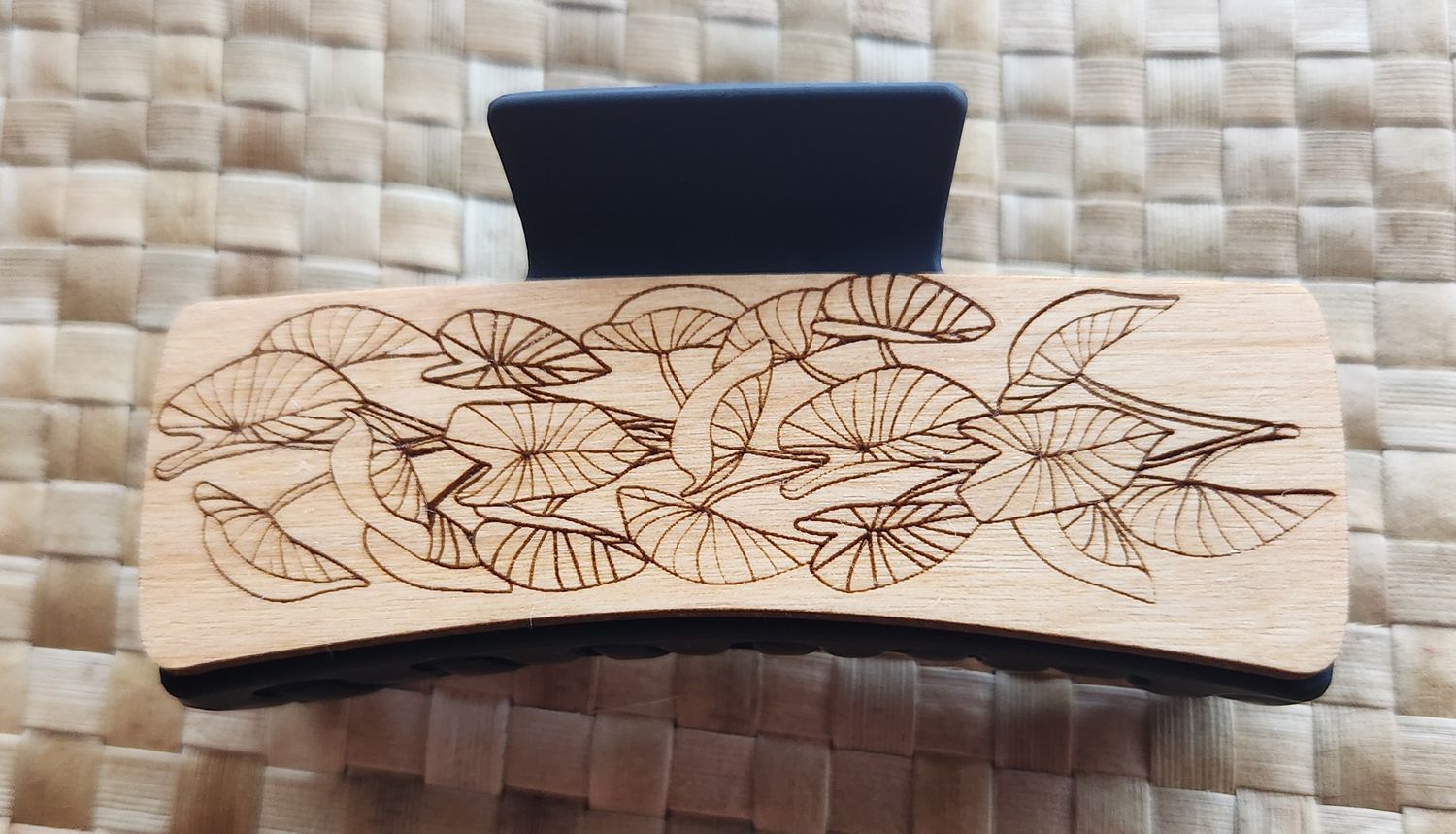 Wood Hair Clips, design: Taro Patch