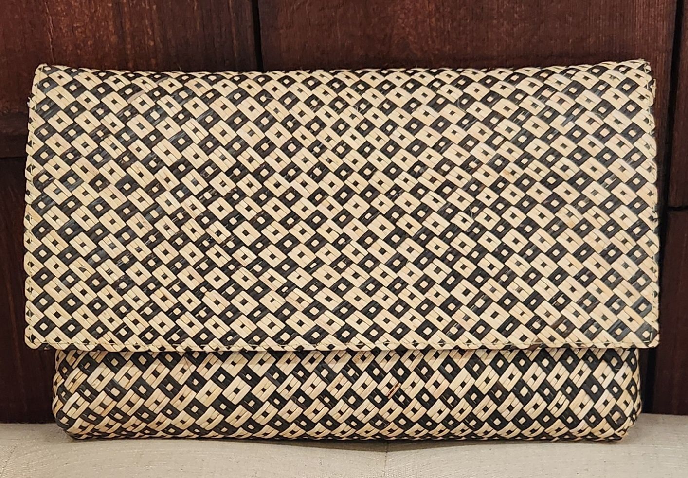 Lauhala Clutch Purse - Fine Weave