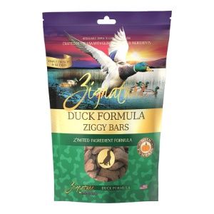 Zignature Ziggy Bar GF Duck Treat 12 oz