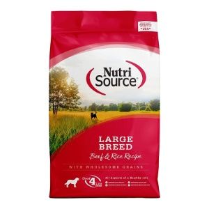 NutriSource Dog LB Beef Rice 26#