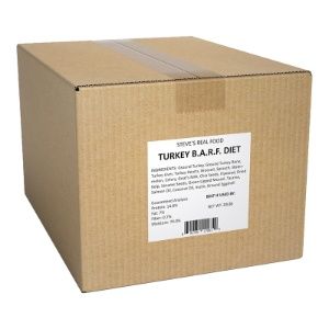 Steve&#39;s Dog Turkey Patty 20lb Barf