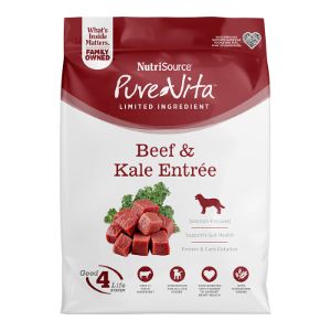 Purevita Dog Beef &amp; Kale w/Grain, Size: 25#