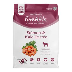 Purevita Dog Salmon &amp; Kale with Grain, Size: 25#