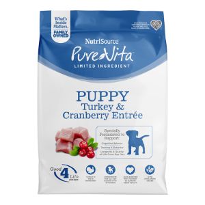 Purevita Puppy Turkey &amp; Cranberry with Grain, Size: 25#