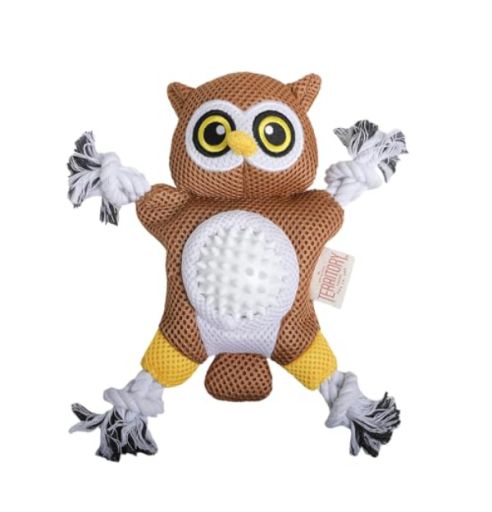 Territory Owl 2-in-1 Dog Toy