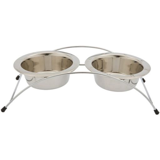 Aruba Arched Stainless Steel Pet Diner - 4 Cup Capacity