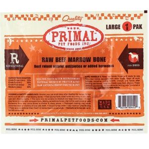 Primal Dog Beef Marrow Bone Single/LG