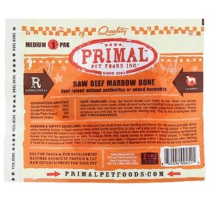 Primal Dog Beef Marrow Bone Single/Md