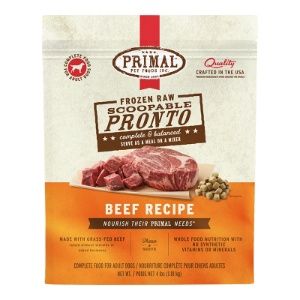 Primal Raw Pronto Beef 4#