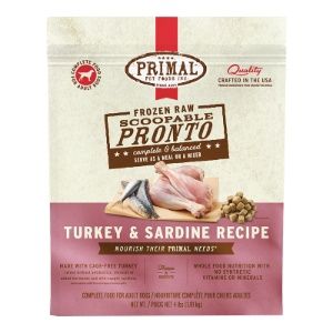 Primal Raw Pronto Turkey Sardine 4#