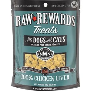 NWN FD Dried Treats 3 oz, Flavor: Chicken Liver