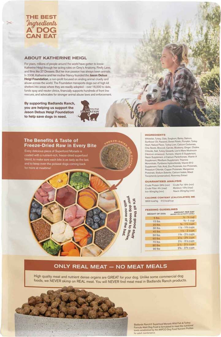 Badlands Raw Coated 10#, Flavor: Fish