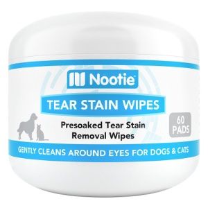 Nootie Dog Wipes Tear Stain Aloe 60 count
