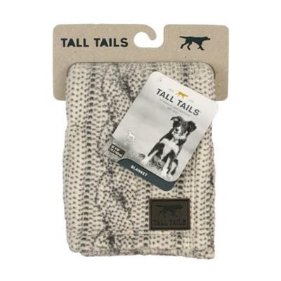 Tall Tails Cable Knit Blanket