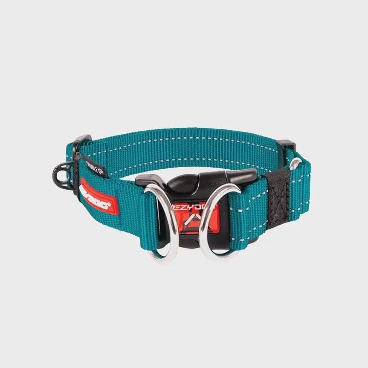 Ezydog Doubleup Collar Teal, Size: Small