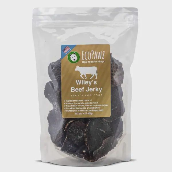 EcoPawz Wiley&#39;s Beef Jerky 4 oz