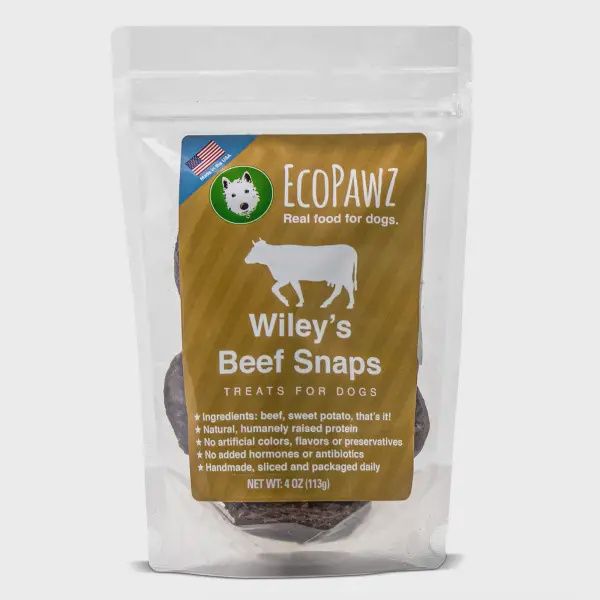 EcoPawz Wiley&#39;s Beef Snaps 4 oz