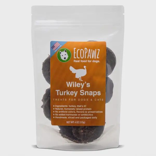 EcoPawz Wiley&#39;s Turkey Snaps 4 oz