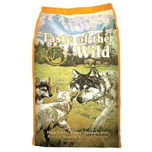 Taste of the Wild High Prairie Roasted Bison &amp; Venison Puppy Dry Food - 5 Lb Bag