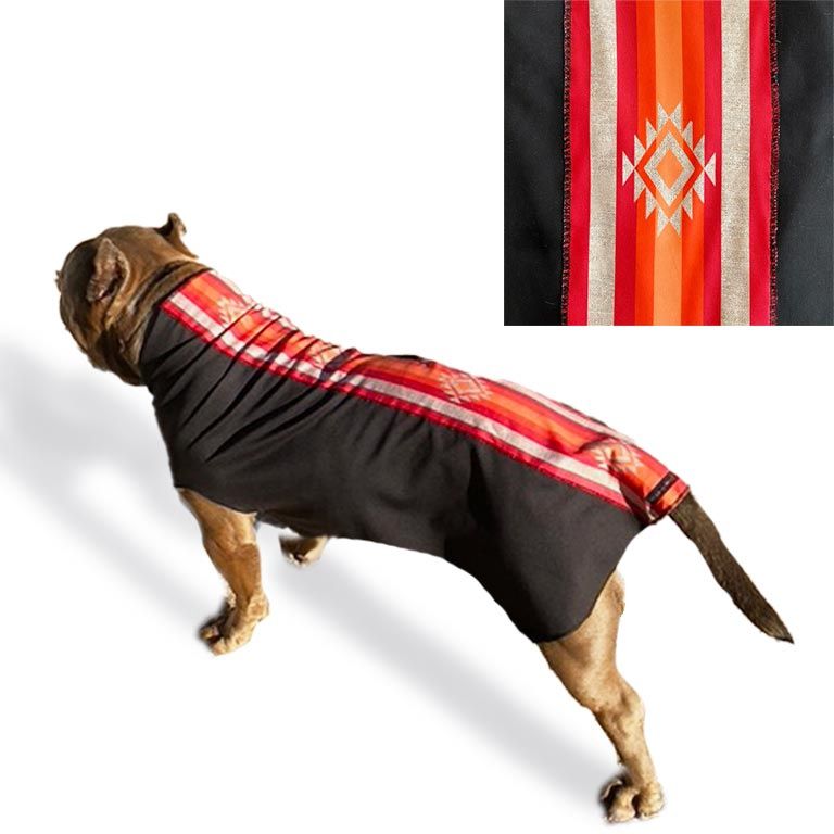 Walk-e-Woo Sport Fleece Pullover Sky Fire, Size: 5-8lbs