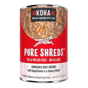 Koha Dog  Shreds GF Beef  12.5oz