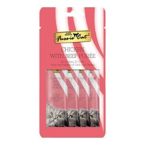 Fussie Cat Puree Chicken Beef