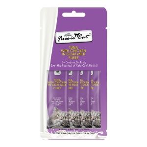 Fussie Cat Puree with Goat Milk, Flavor: Tuna Chicken