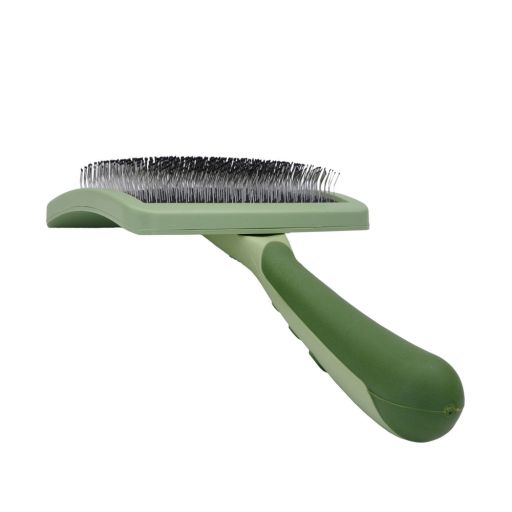 Coastal Pet Safari Curved Firm Slicker Dog Brush - Dog Deshedding Brush - Prevents Mats and Tangled Hair - For Dogs with Short or Long Hair - One Size - 6.5  x 3.06