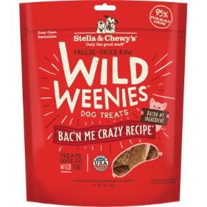 Stella &amp; Chewy's  Weenie Treats 3.25oz, Protein: Bacon