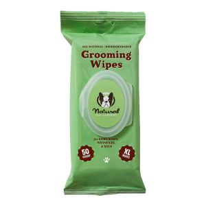 Natural Dog Company Wipes, Style: Grooming 50 count XL