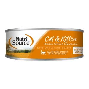 Nutrisource Cat Cans 5.5 oz, Flavor: Turkey Lamb