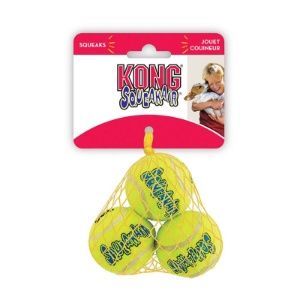 Kong Air Dog Squeak Ball 3pk-XS