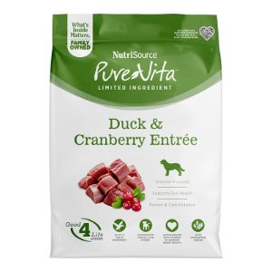 Purevita dog Duck &amp; Cranberry with Grain, Size: 25#