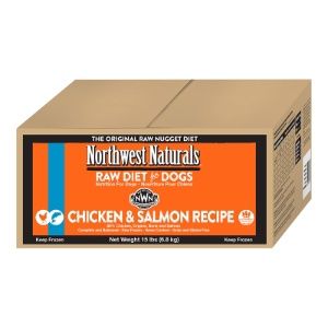 NWN Raw Chicken Salmon Nuggets 15#