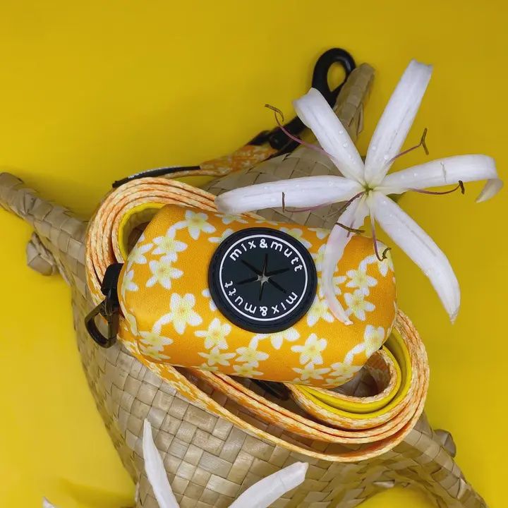 Mix &amp; Mutt Poop Bag Holder Sunshine Bloom