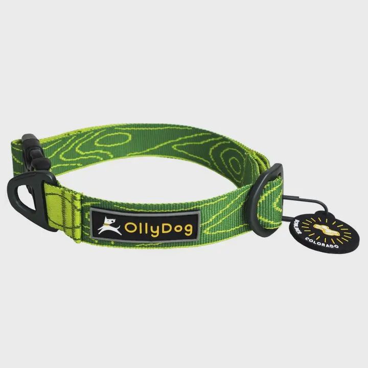 Olly Dog Flagstaff Collar Sage Bark