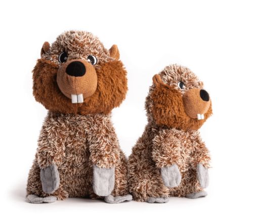 Fluffy Beaver Plush Toy by Fabdog
