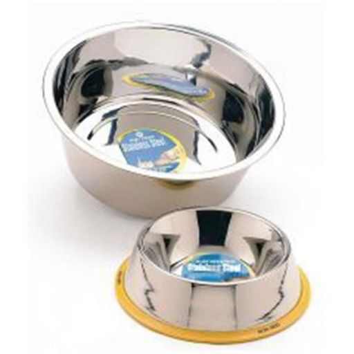 Spot Silver Stainless Steel 64 oz Pet Bowl For Dogs