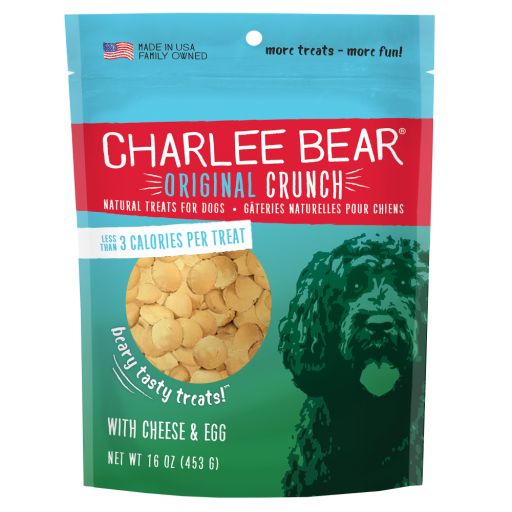 Charlee Bear Dog Treat with Cheese &amp; Egg