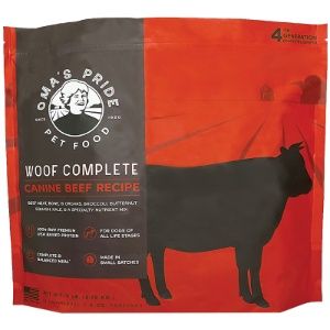 Oma's Pride Woof Complete Beef 6#