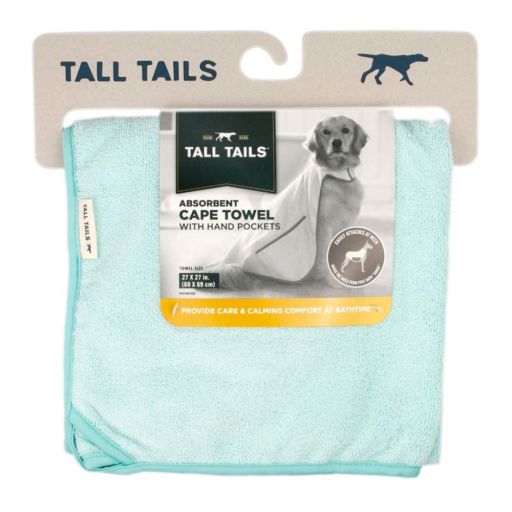 Tall Tails Cape Towel for Dog&amp;#44; Blue