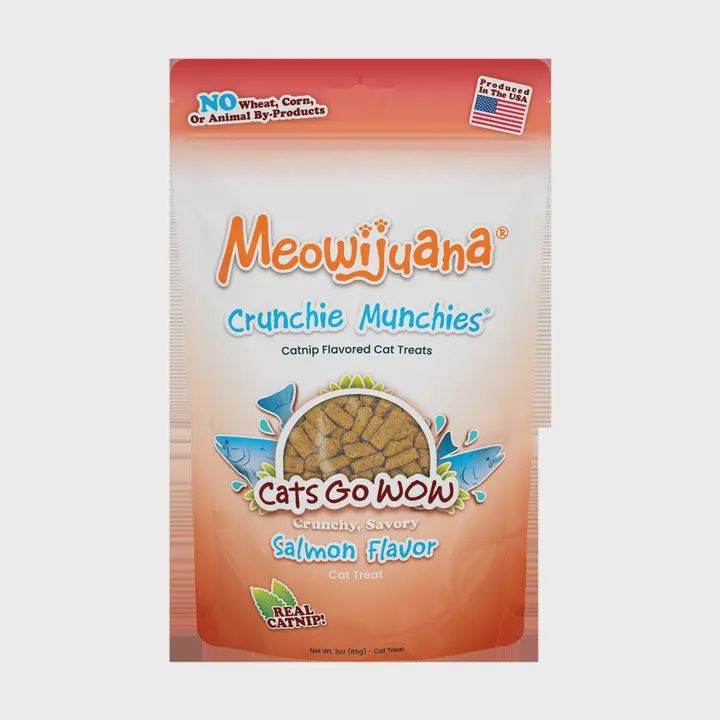 Meowijuana Crunchie Munchies Salmon Treat