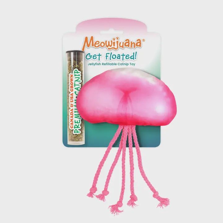 Meowijuana Get Floated Jellyfish Refillable Cat Toy