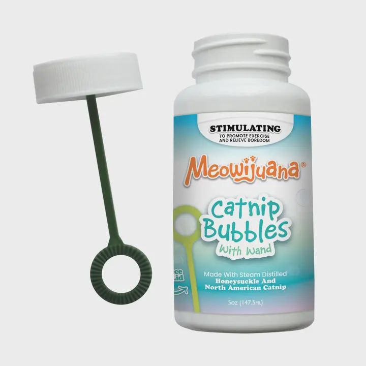 Meowijuana Catnip &amp; Honeysuckle Bubbles