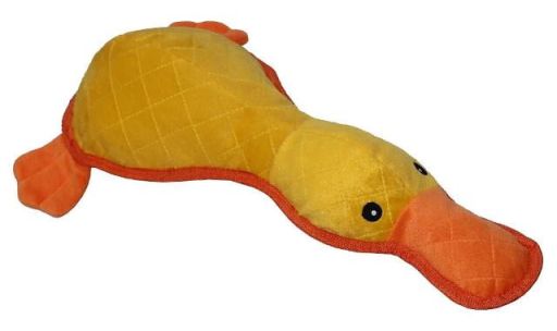 Petlou Bite Me Platypus Plush Dog Toy, 17-in