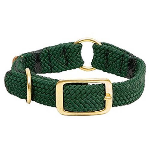 316047 Center Ring Collar, 1"W up to  21", Hunter Green