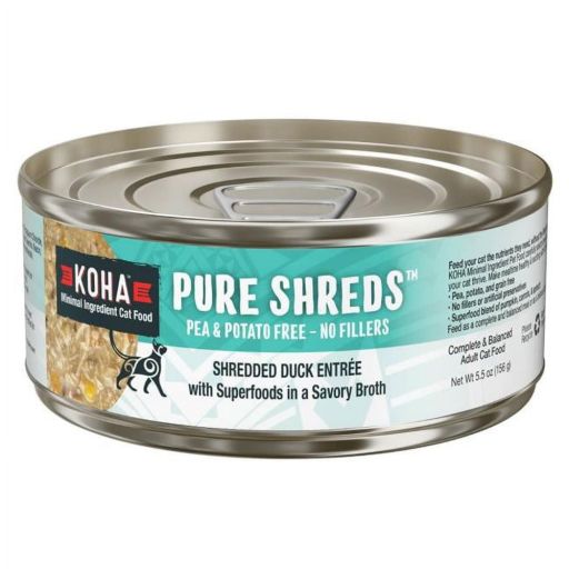 Koha  2.8 oz Grain Free Shredded Duck Cat Food