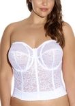 Goddess White Lace Bridal Bustier